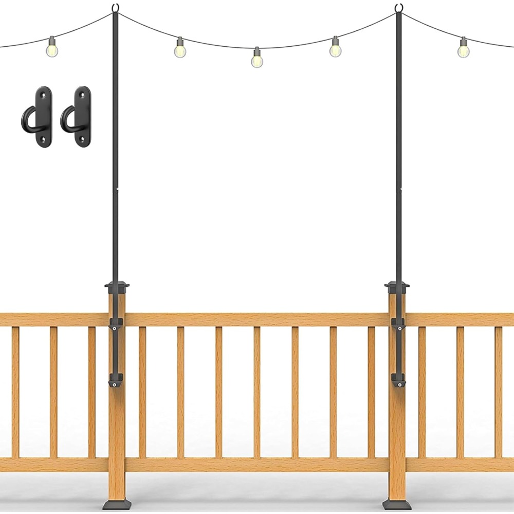Outdoor Furniture - Paquete de 2 postes de luces