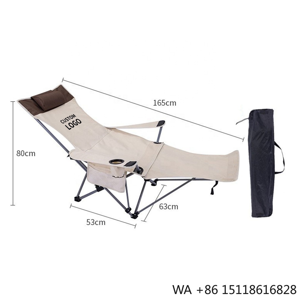 Outdoor Furniture - Silla Reclinable Plegable Portátil, Silla Ligera