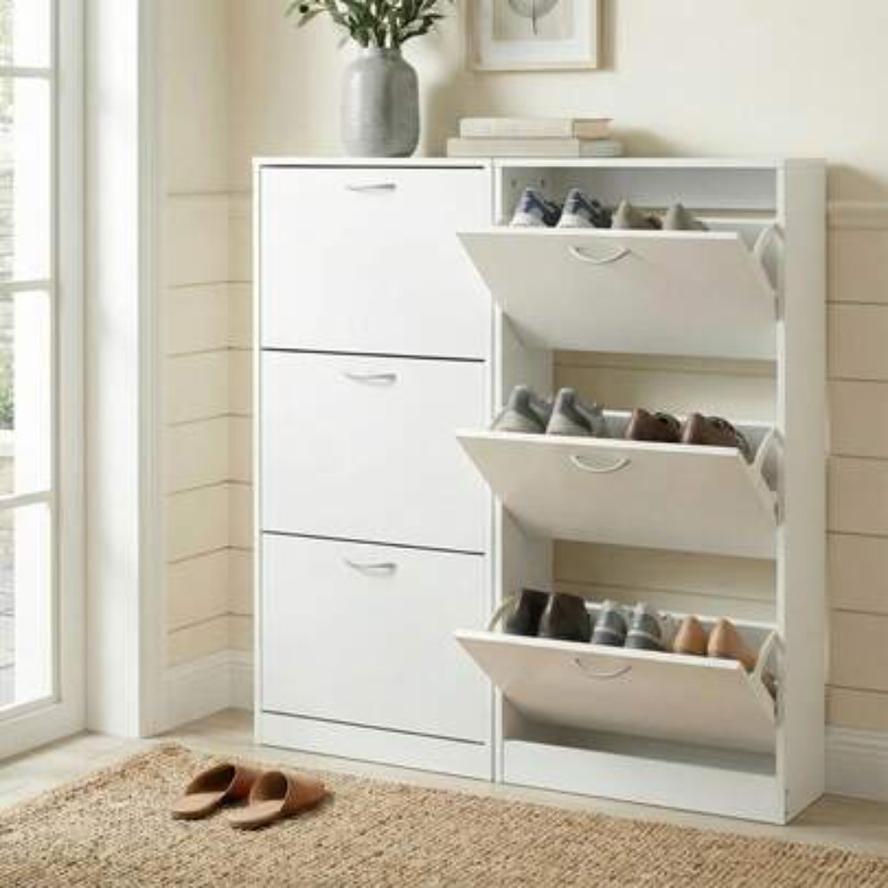 Shoe Rack Cabinet Narrow Entryway - Zapatero para Entrada, Mueble Estrecho para