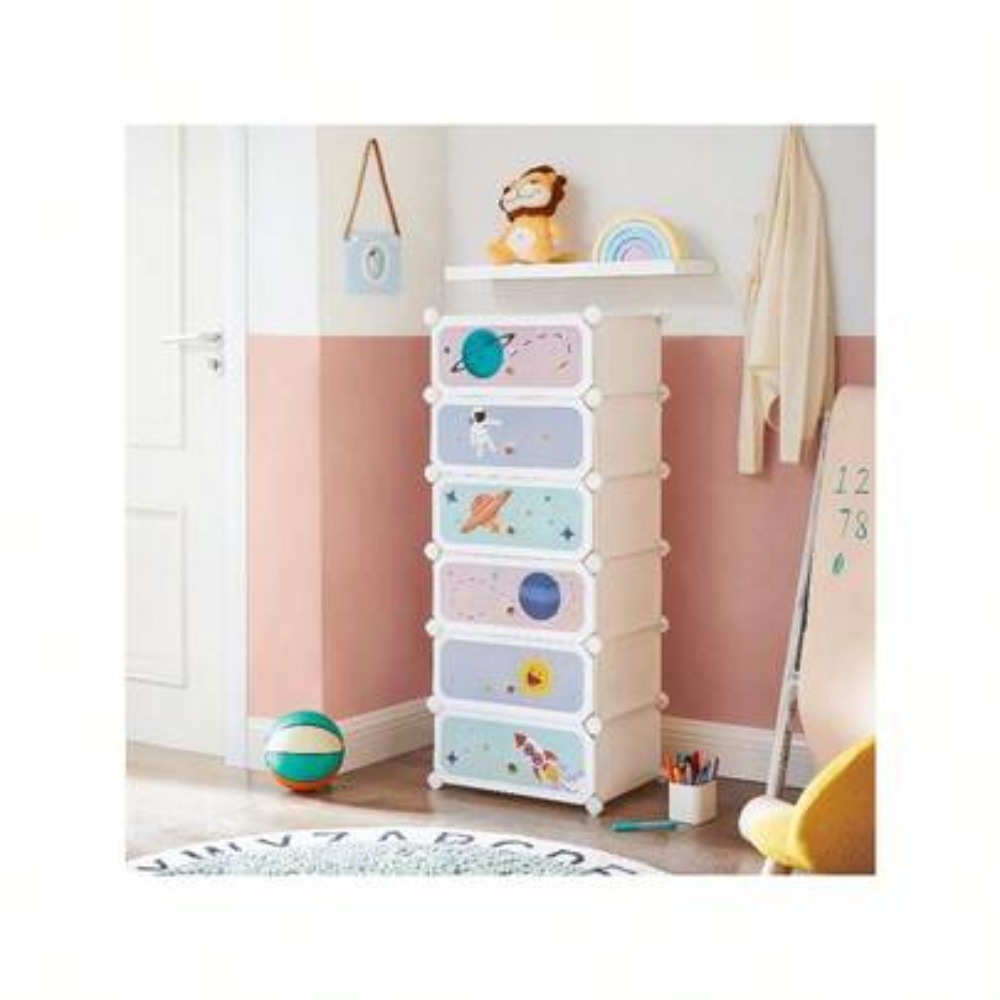 Shoe Rack Cabinet Narrow Entryway - Zapatero de 6 niveles con puertas,