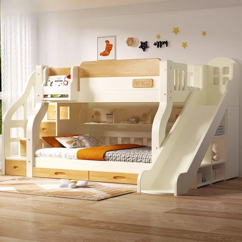 King Size Bed Frame With Storage Drawers - Cama doble tipo Loft con marco