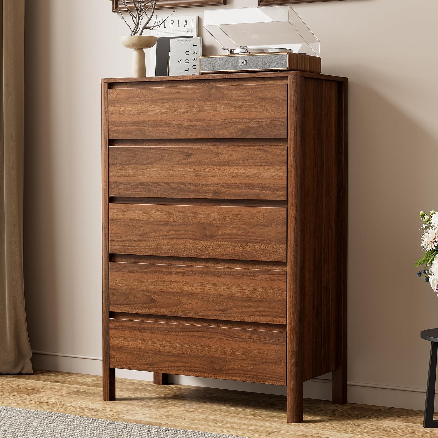 Bedroom Furniture - Mueble de Almacenamiento de Madera con