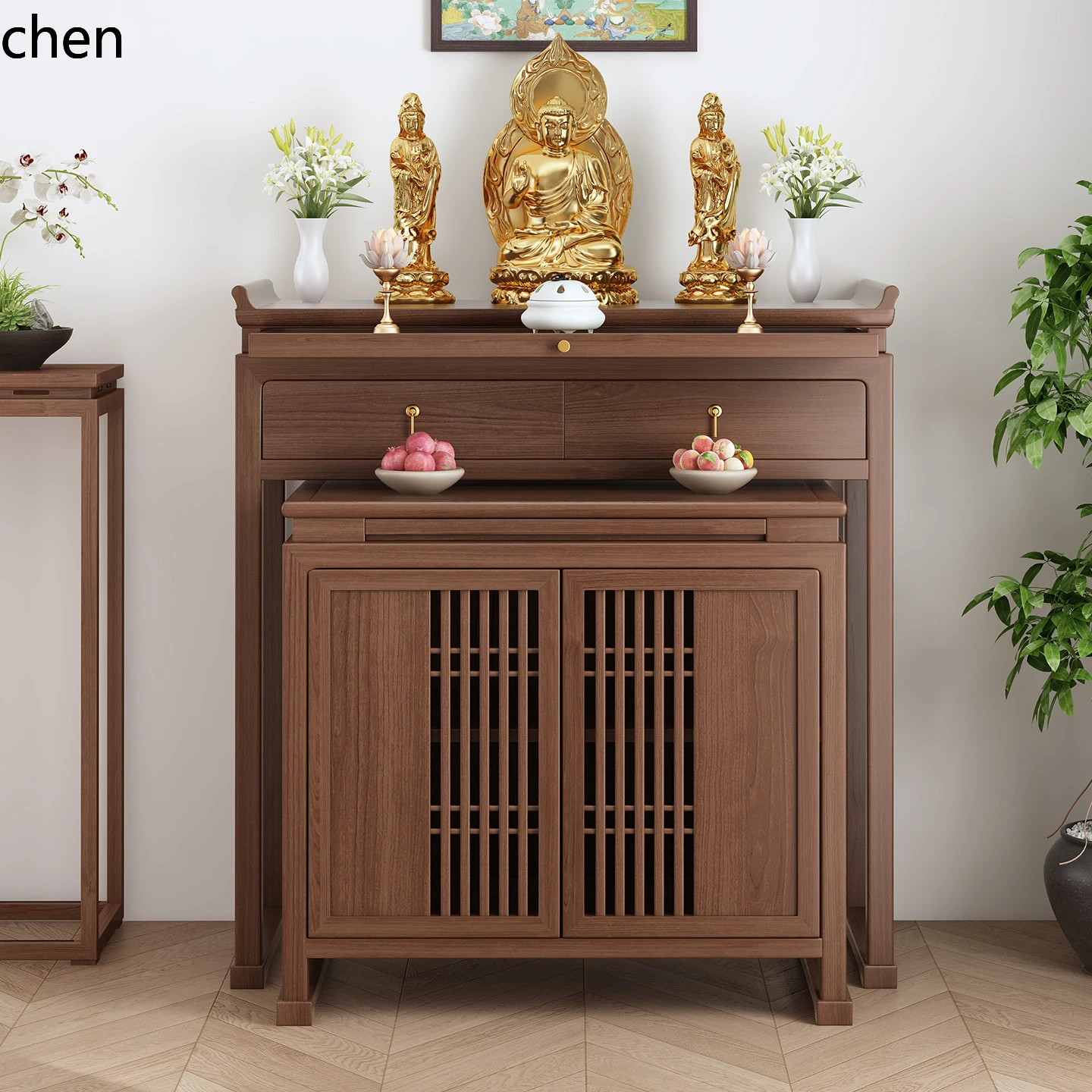 Tables - Mesa de ofrendas de madera de