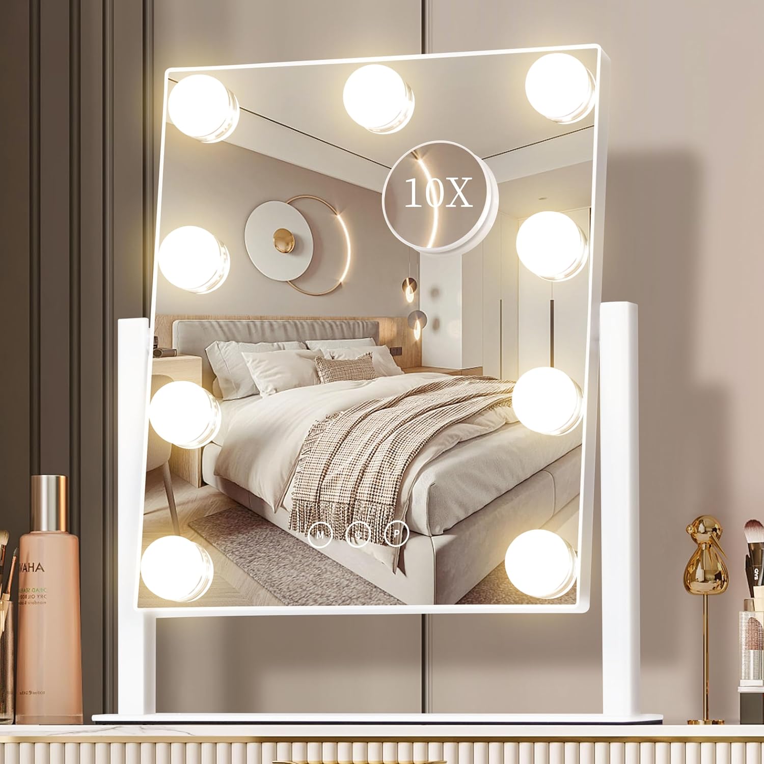 Dressing Table Vanity With Lighted Mirror - Luces para Espejo de Vanidad, Espejo