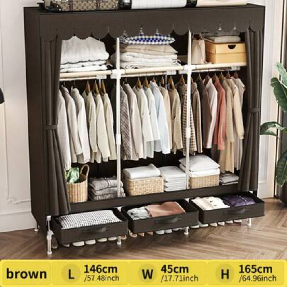 Wardrobe Closet Portable Fabric Cover - Armario Portátil Organizador de Almacenamiento de
