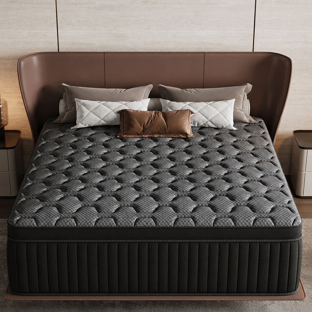 Memory Foam Mattress In A Box Queen - Colchón, Tamaños 8, 10, 12, 14,