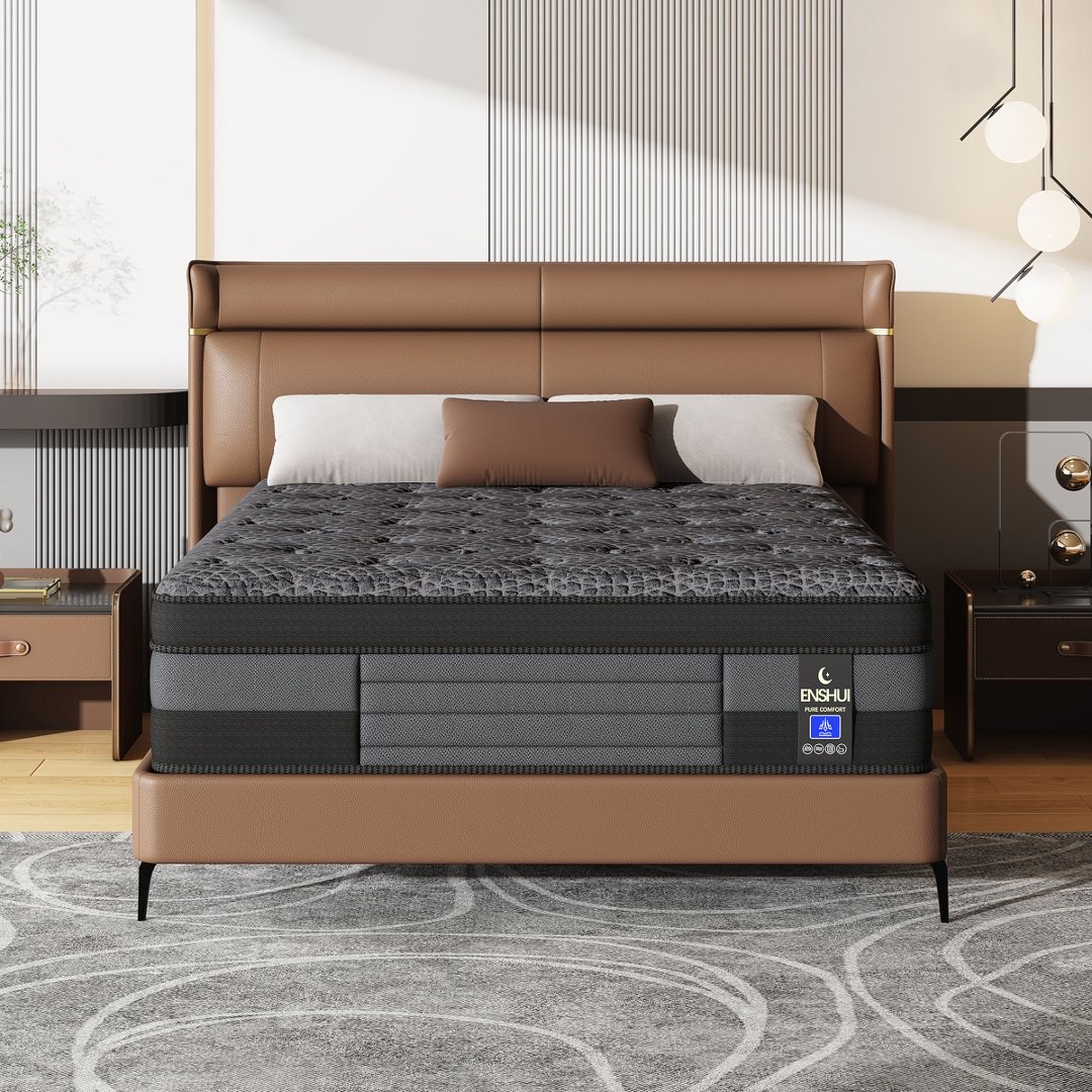 Memory Foam Mattress In A Box Queen - Colchón de Espuma Viscoelástica de 12/14