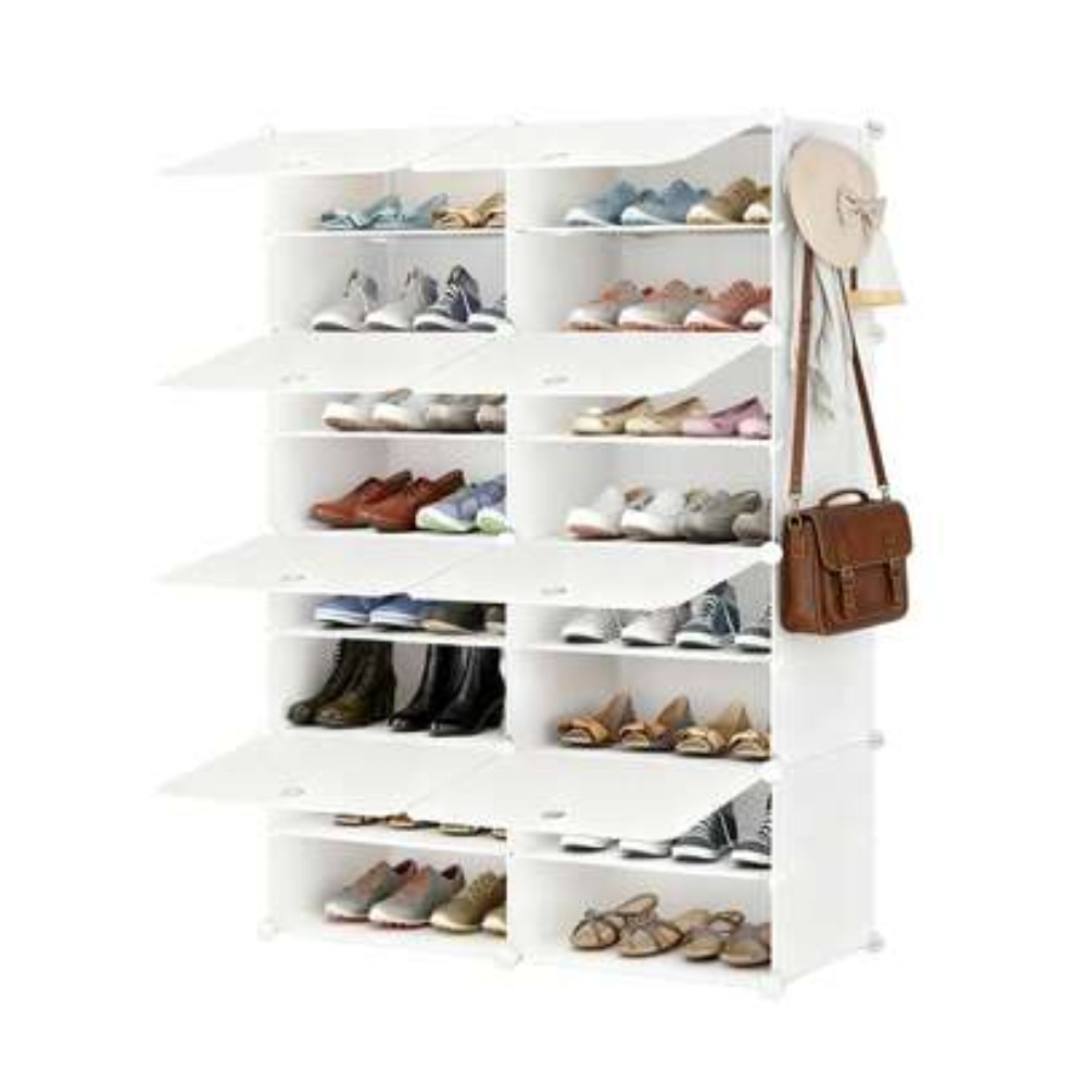 Shoe Rack Cabinet Narrow Entryway - Armario de Almacenamiento de Zapatos de