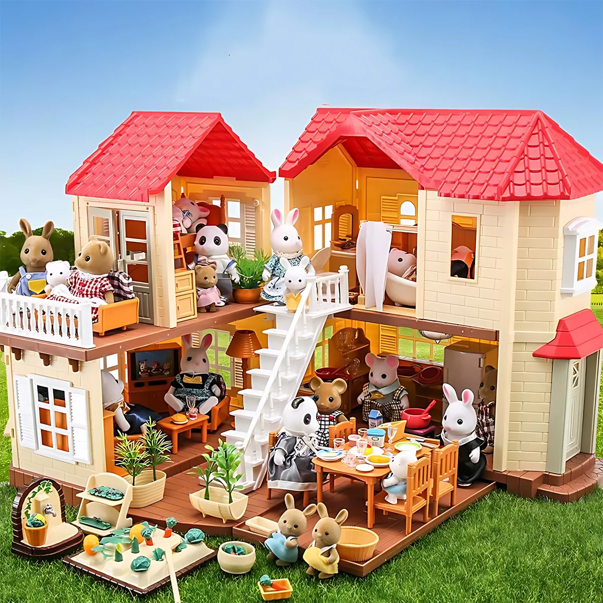 Bedroom Furniture - Muebles en Miniatura 1:12, Juego de