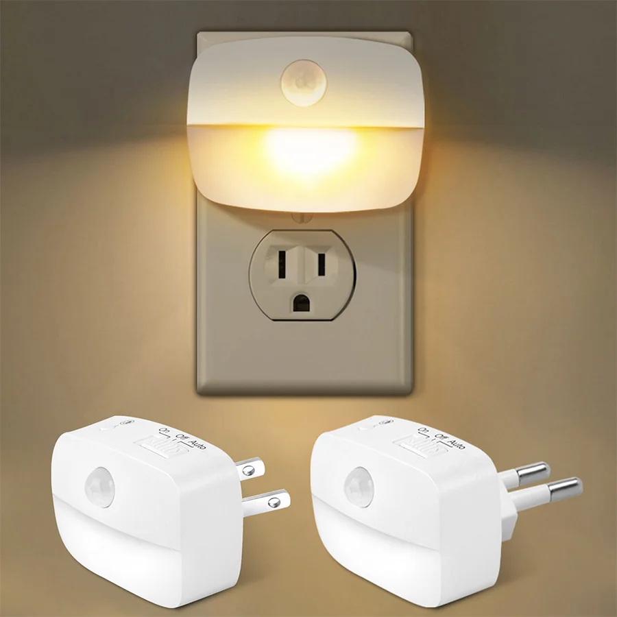 Floating Nightstand With Led Light - Luz LED nocturna con Sensor de