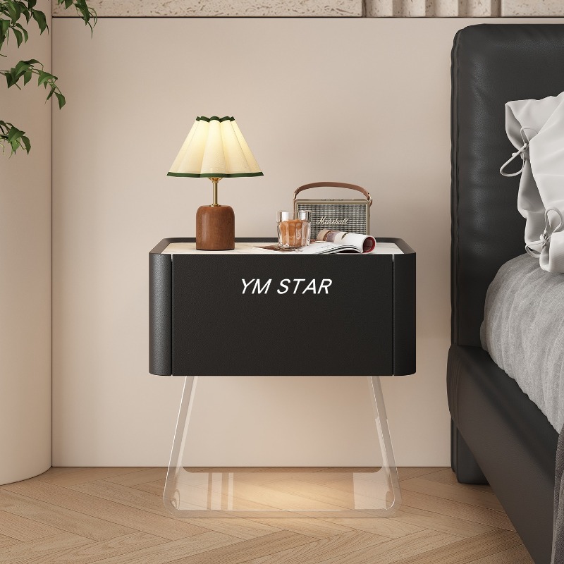 Organizador moderno para mesit - Solid Wood Nightstand 2 Drawers reseña y precio