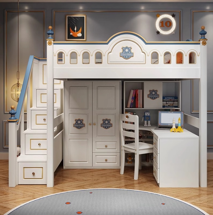¡Novedad! Diseño de Cama Doble - Bunk Bed With Stairs And Slide reseña y precio