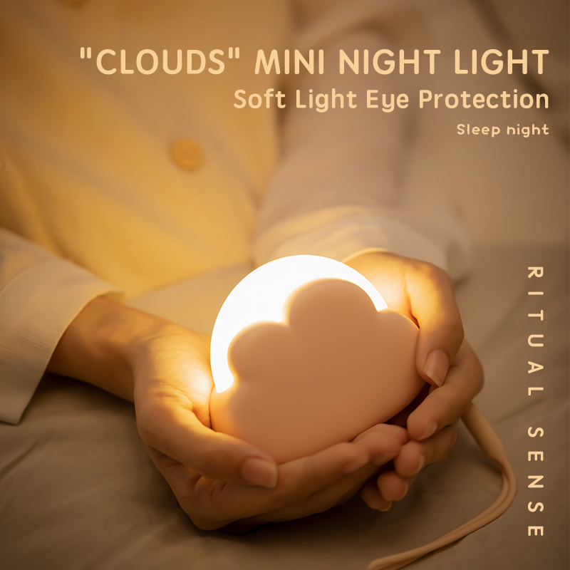Luz nocturna de nube Mini USB  - Floating Nightstand With Led Light reseña y precio