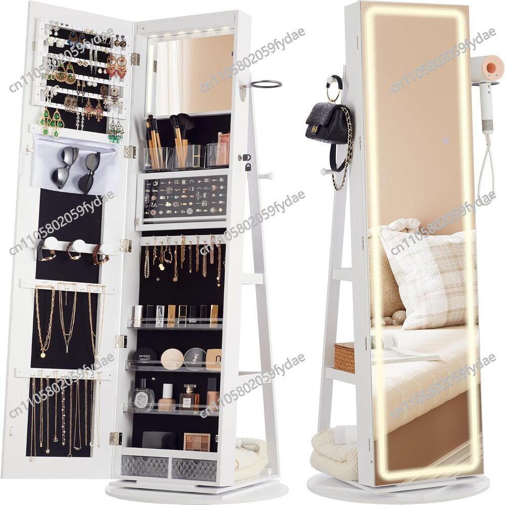 Gabinete de Joyería con Espejo - Full Length Mirror Jewelry Armoire reseña y precio