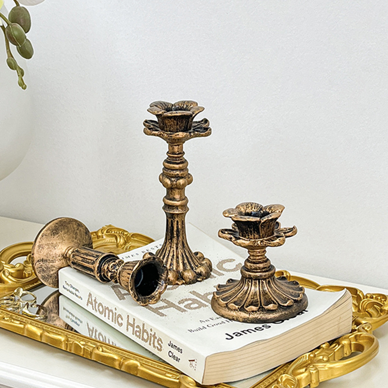 Candelabro de bronce vintage c - Tables reseña y precio