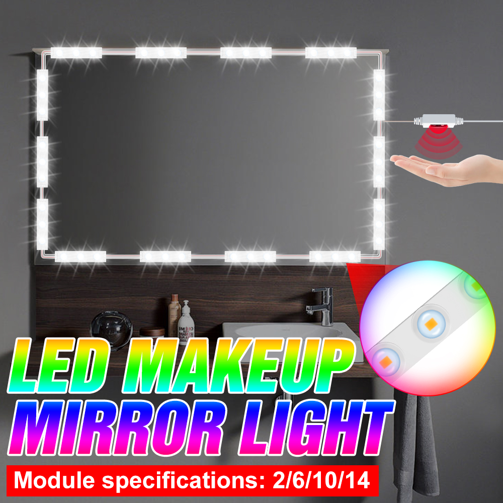 Lámpara LED de pared con Senso - Dressing Table Vanity With Lighted Mirror reseña y precio