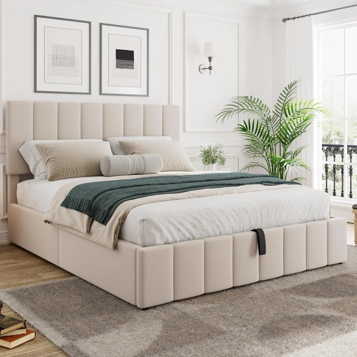 Cama con plataforma de almacen - Gas Lift Storage Bed Hydraulic reseña y precio