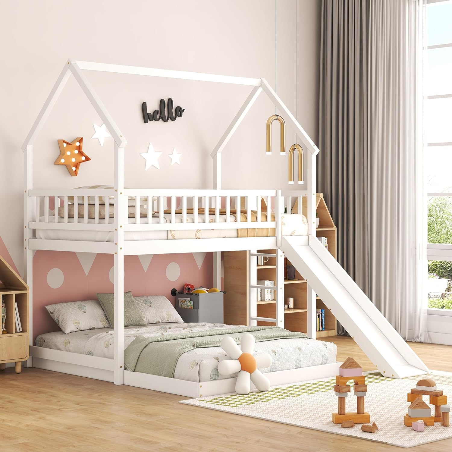 Cama litera con escaleras y to - Bunk Bed With Stairs And Slide reseña y precio