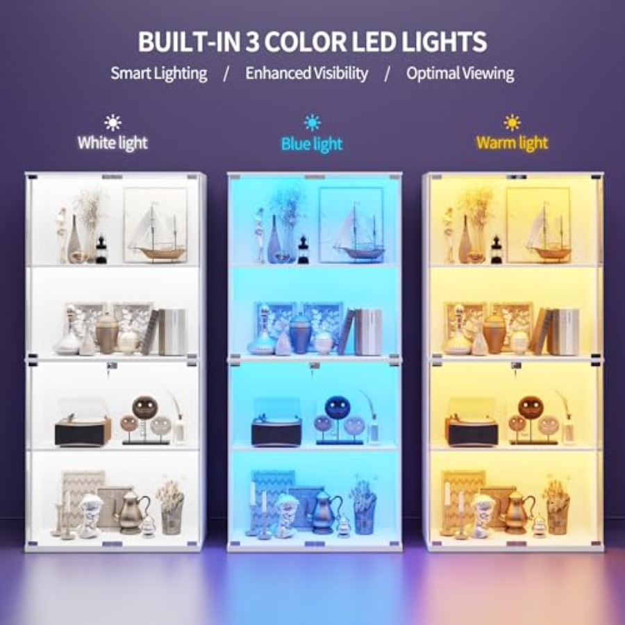 Vitrina de Cristal 66 para Col - Storage reseña y precio
