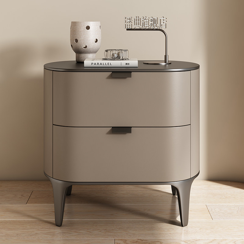 Mesitas de Noche de Lujo, Mueb - Solid Wood Nightstand 2 Drawers reseña y precio