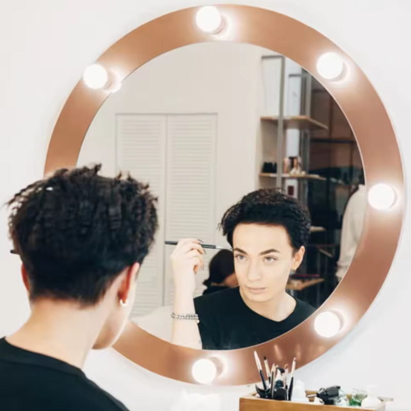Lámpara LED USB Hollywood para - Dressing Table Vanity With Lighted Mirror reseña y precio