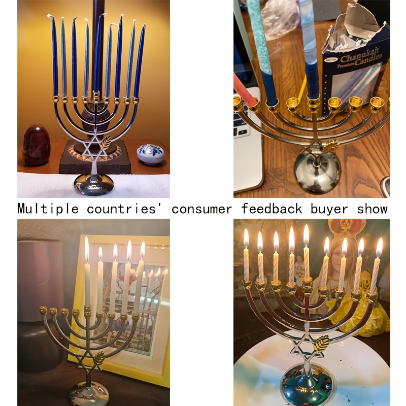 Candelabro de Hanukkah de 9 ra - Tables reseña y precio