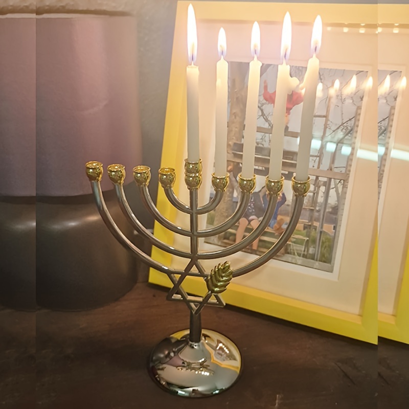 Candelabro de Hanukkah de 9 ra - Tables reseña y precio