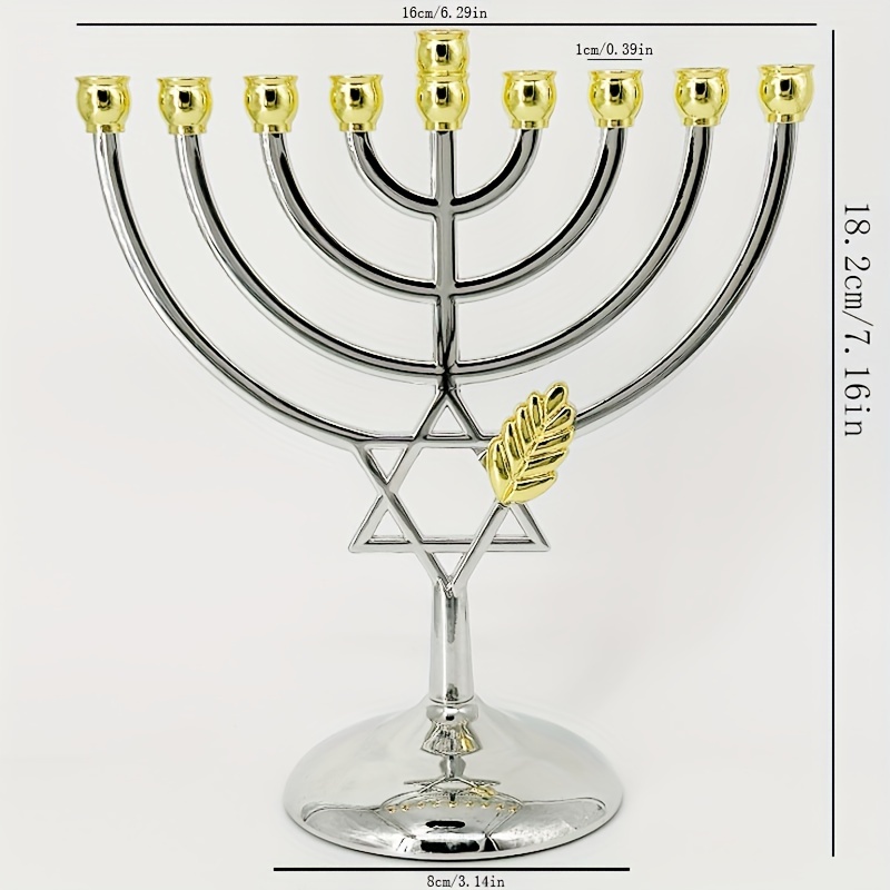 Candelabro de Hanukkah de 9 ra - Tables reseña y precio