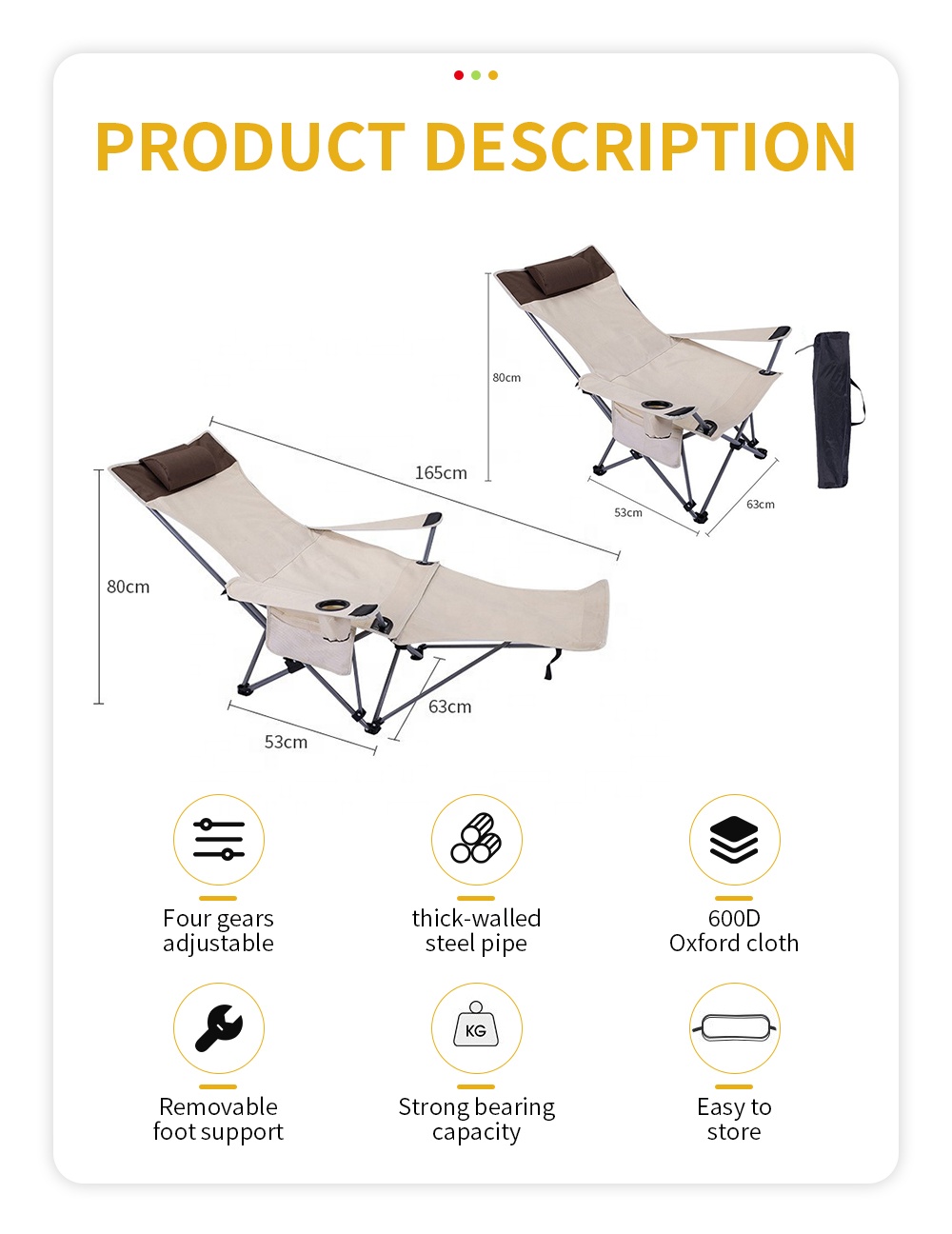Silla Reclinable Plegable Port - Outdoor Furniture reseña y precio