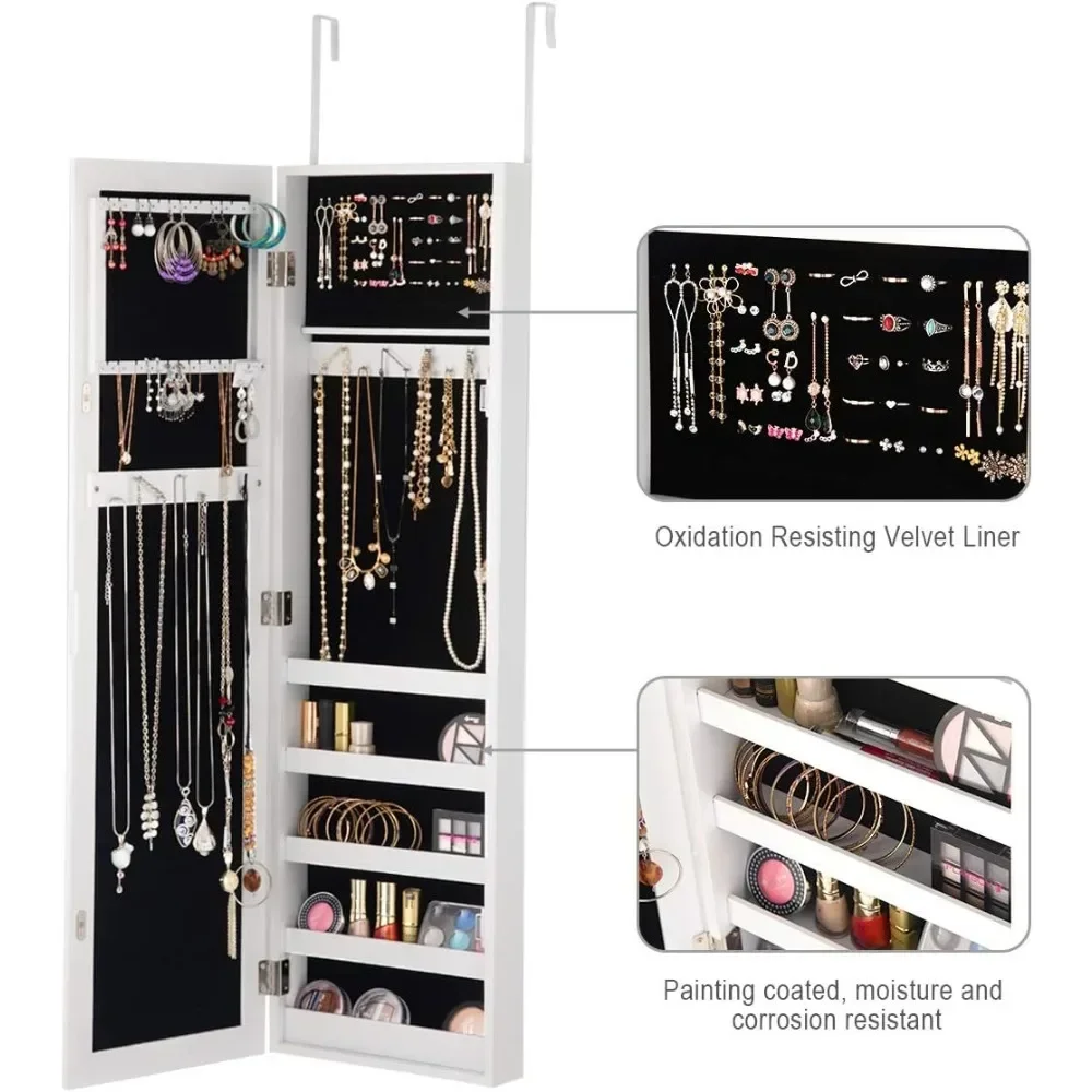 Armario para Joyas con Espejo  - Full Length Mirror Jewelry Armoire reseña y precio