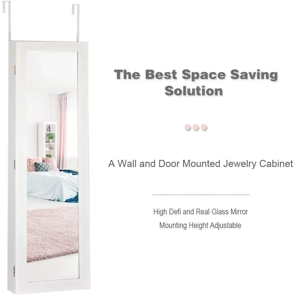 Armario para Joyas con Espejo  - Full Length Mirror Jewelry Armoire reseña y precio