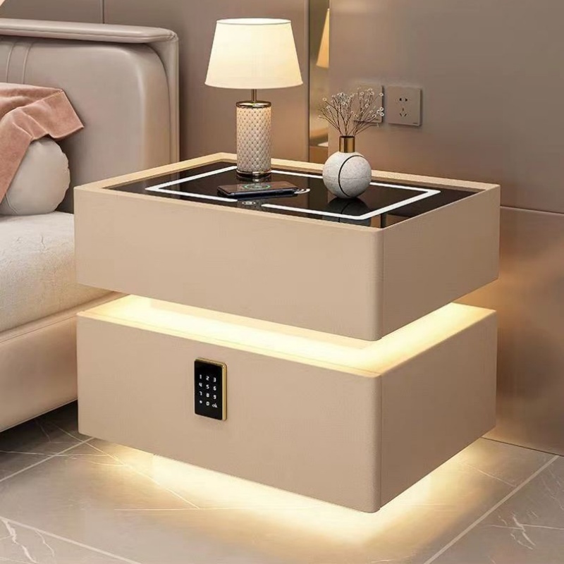 Mesita de noche de madera maci - Solid Wood Nightstand 2 Drawers reseña y precio