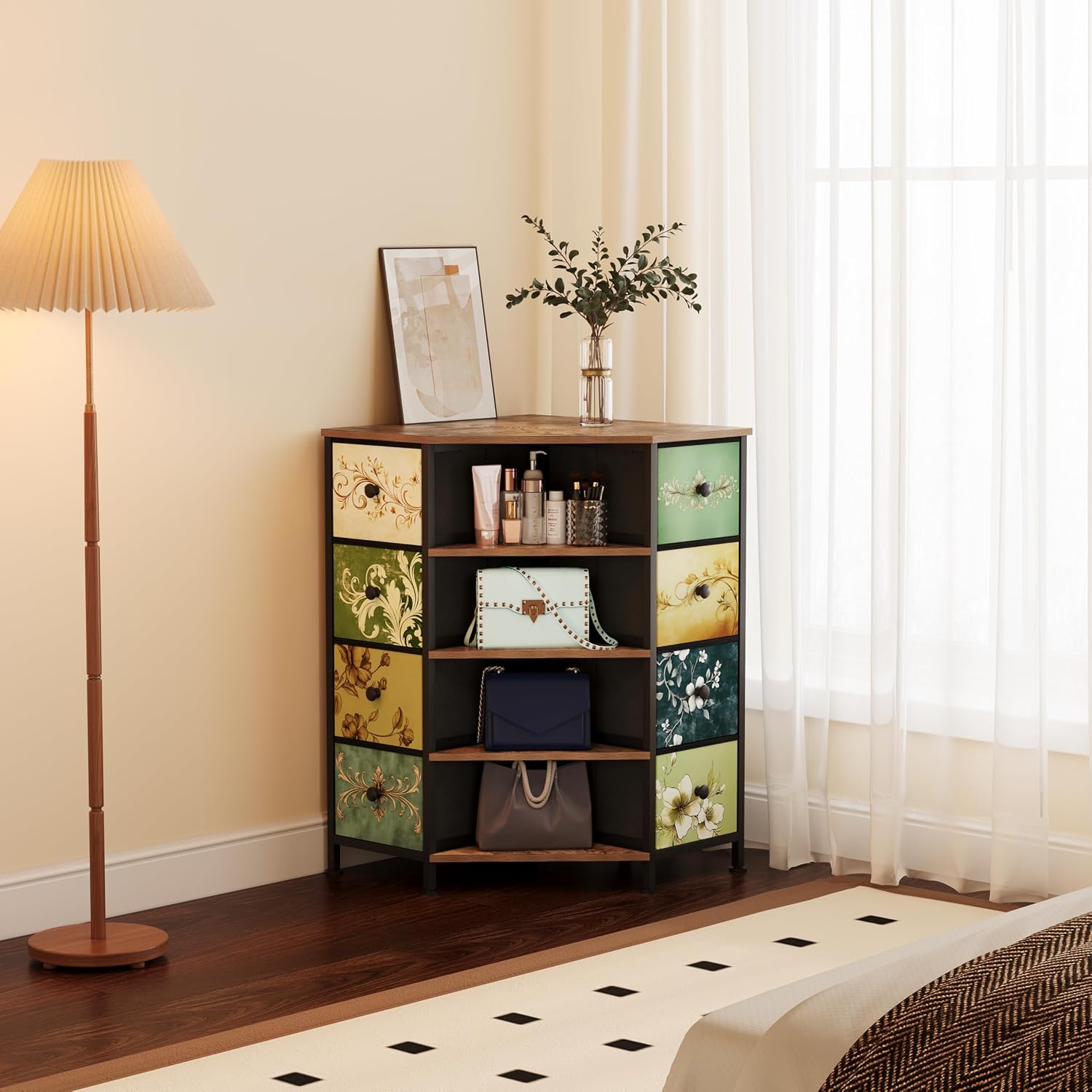 Cómoda esquinera de 8 cajones  - Bedroom Furniture reseña y precio
