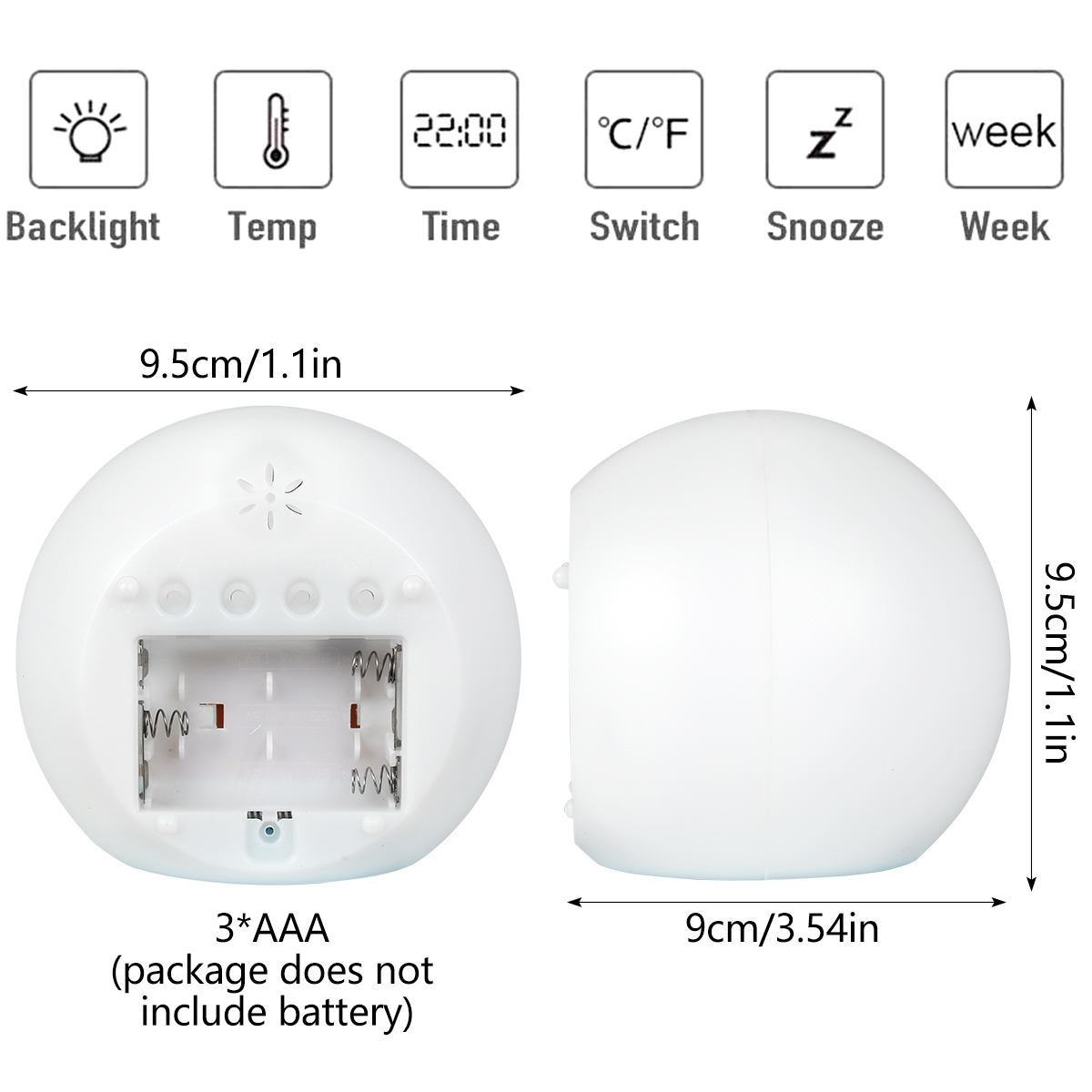 Reloj despertador Digital para - Floating Nightstand With Led Light reseña y precio