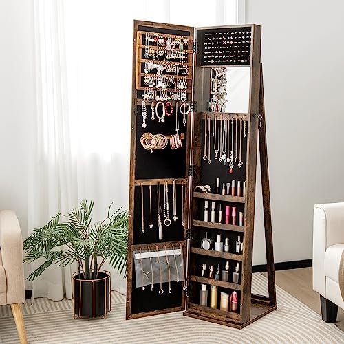 Armario para Joyas con Espejo  - Full Length Mirror Jewelry Armoire reseña y precio