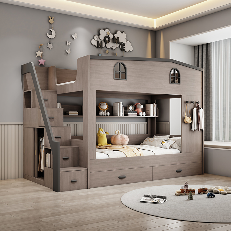 Camas nórdicas de dos pisos pa - Bunk Bed With Stairs And Slide reseña y precio
