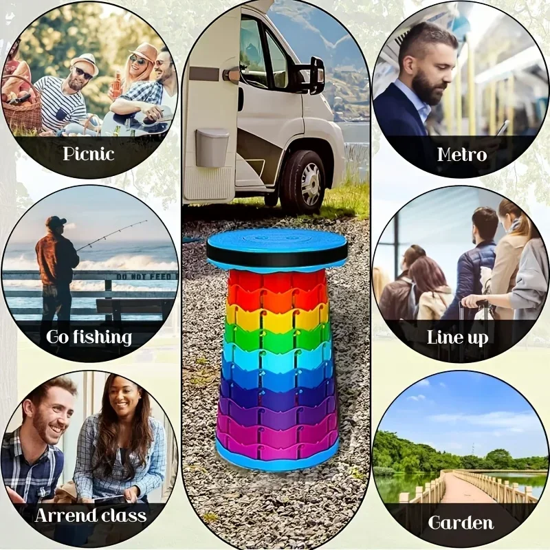 Taburete Telescópico Plegable  - Outdoor Furniture reseña y precio