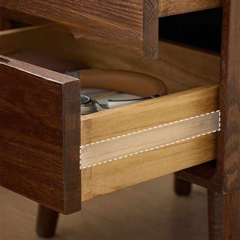 Mesitas de noche de madera, me - Solid Wood Nightstand 2 Drawers reseña y precio