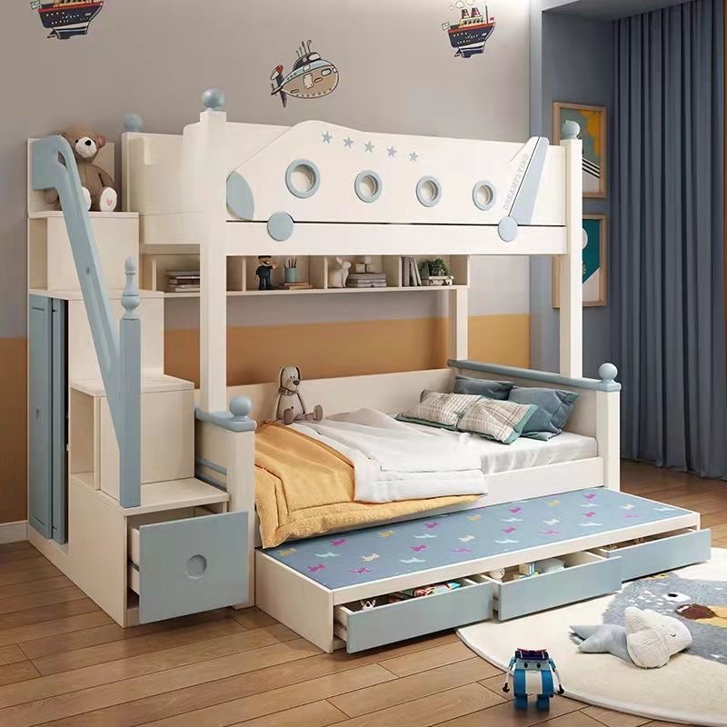 Litera de estilo princesa de m - Bunk Bed With Stairs And Slide reseña y precio