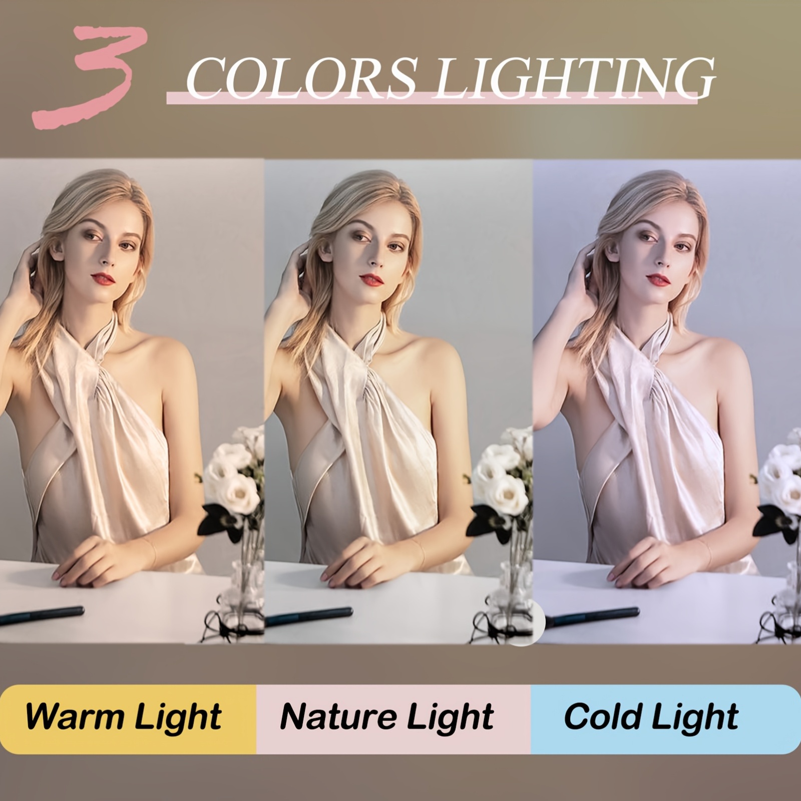 Luces para Espejo de Vanidad,  - Dressing Table Vanity With Lighted Mirror reseña y precio