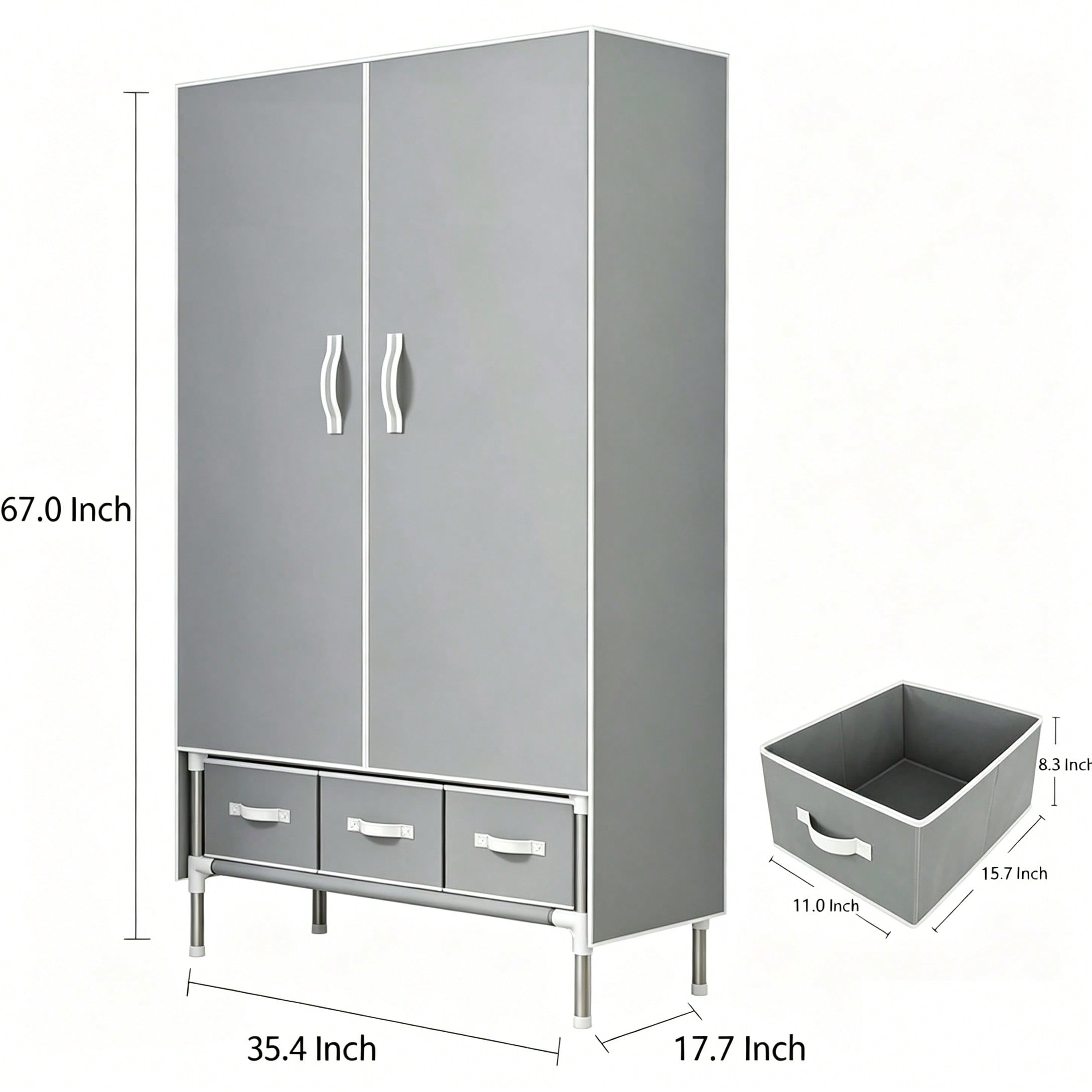 Armario Portátil, Organizador  - Wardrobe Closet Portable Fabric Cover reseña y precio