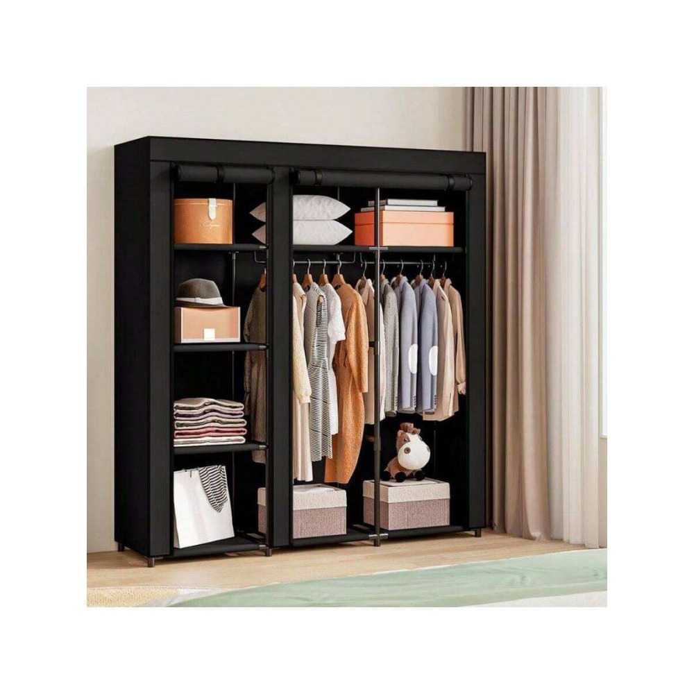 Armario Portátil Organizador d - Wardrobe Closet Portable Fabric Cover reseña y precio