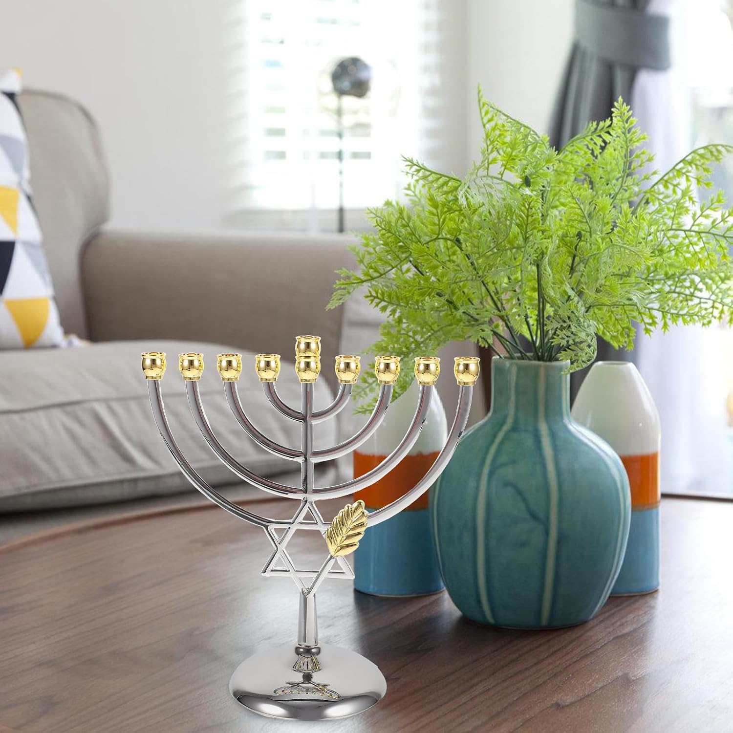 Candelabro de Hanukkah de 9 ra - Tables reseña y precio