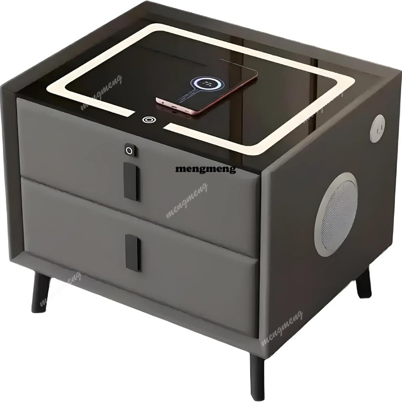 Mesita de noche inteligente de - Solid Wood Nightstand 2 Drawers reseña y precio