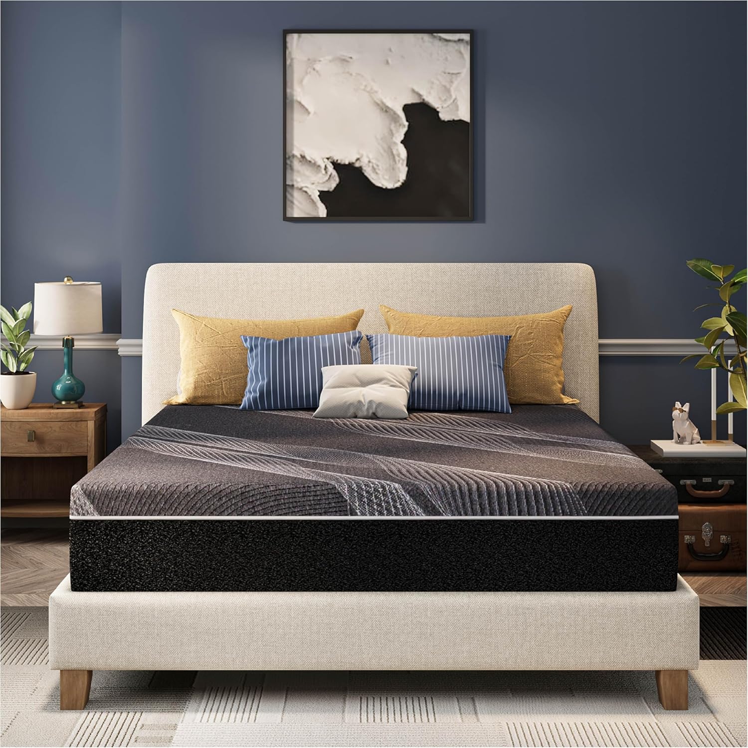 Colchón Queen de 12 pulgadas,  - Memory Foam Mattress In A Box Queen reseña y precio