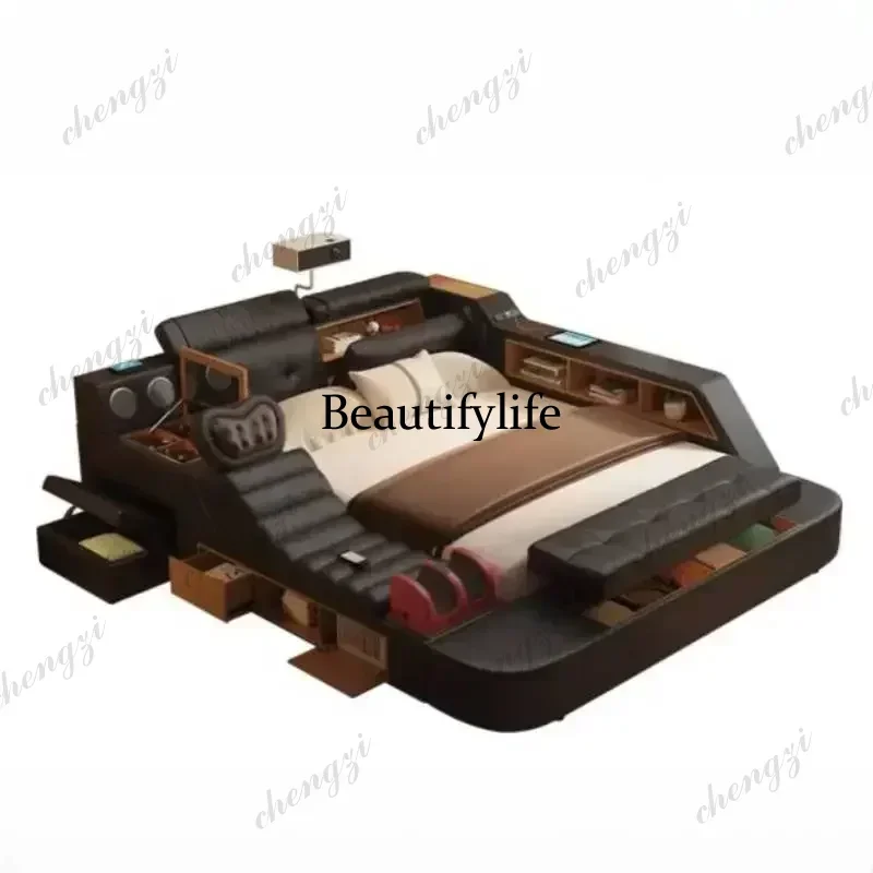 Cama doble tamaño King A182 ne - King Size Bed Frame With Storage Drawers reseña y precio