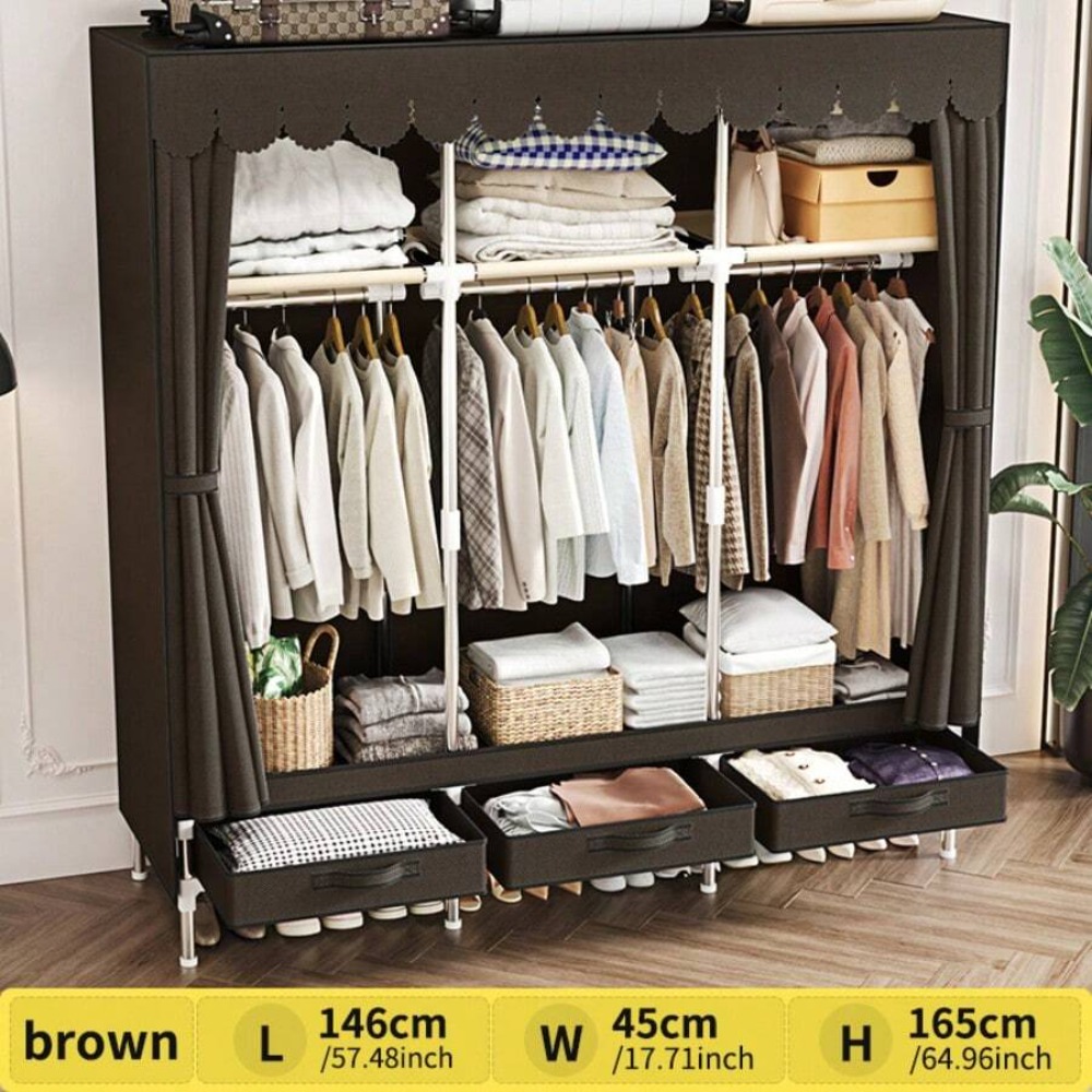 Armario Portátil Organizador d - Wardrobe Closet Portable Fabric Cover reseña y precio