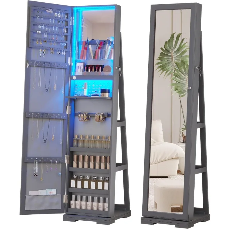 Armario para Joyas con Espejo  - Full Length Mirror Jewelry Armoire reseña y precio