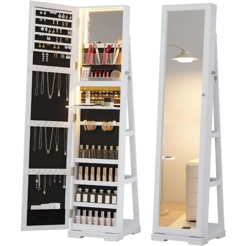 Armario para Joyas con Espejo  - Full Length Mirror Jewelry Armoire reseña y precio