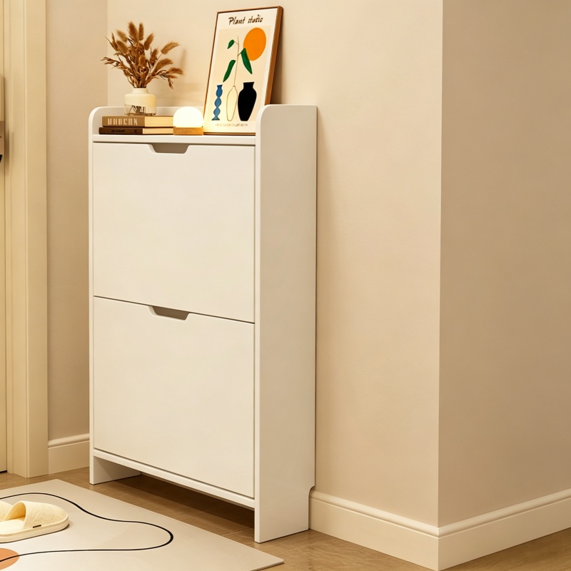 Mueble organizador de zapatos  - Shoe Rack Cabinet Narrow Entryway reseña y precio